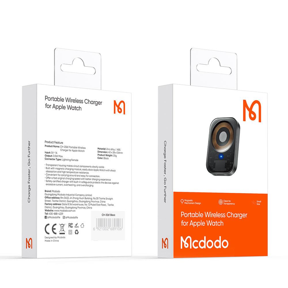 Mcdodo Portable Transparent Wireless Charger for Apple Watch: A Must-Have Accessory. - Mcdodo Online
