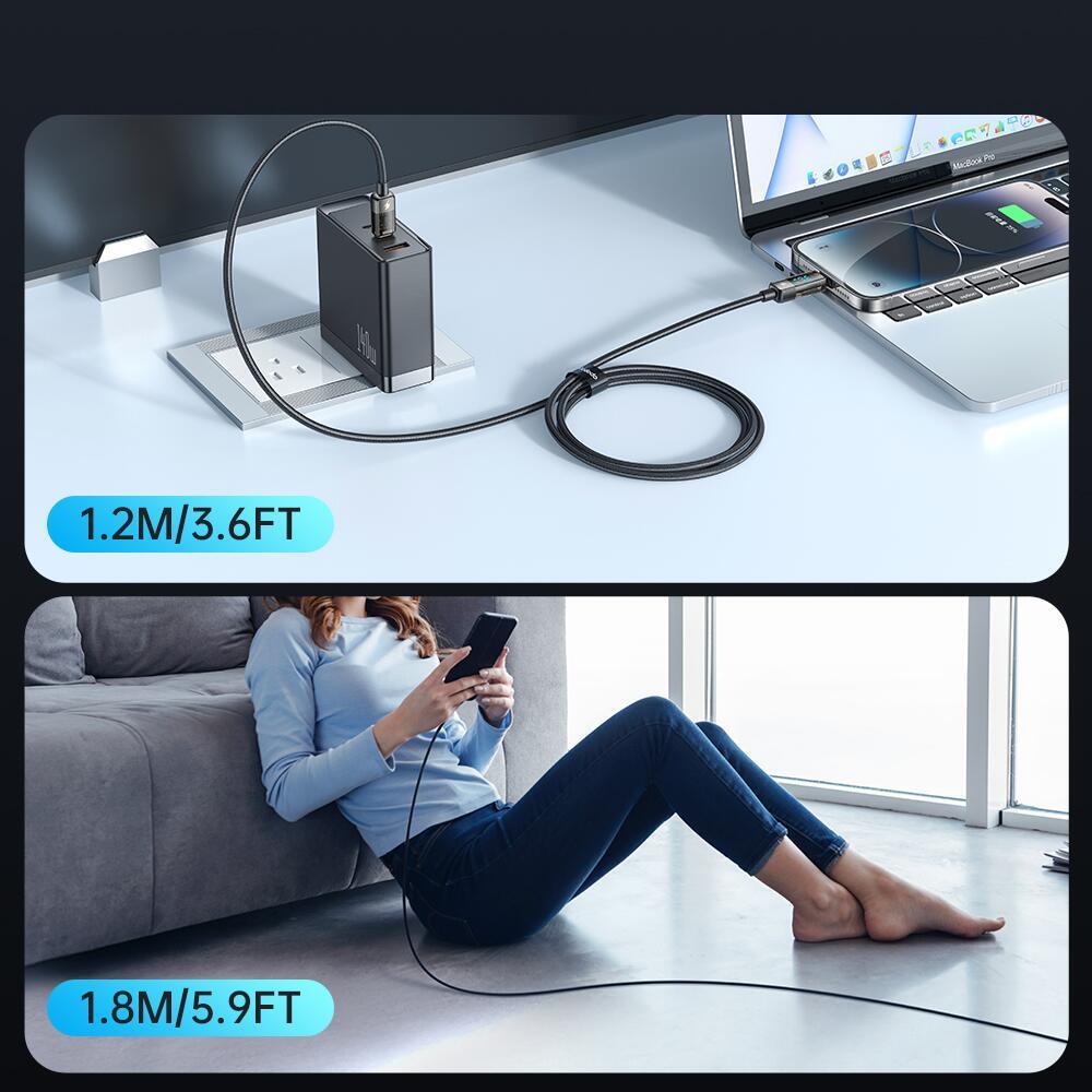 Mcdodo Digital Pro Auto Power Off USB-C to Lightning Transparent Data Cable (1.8M) - Mcdodo Online