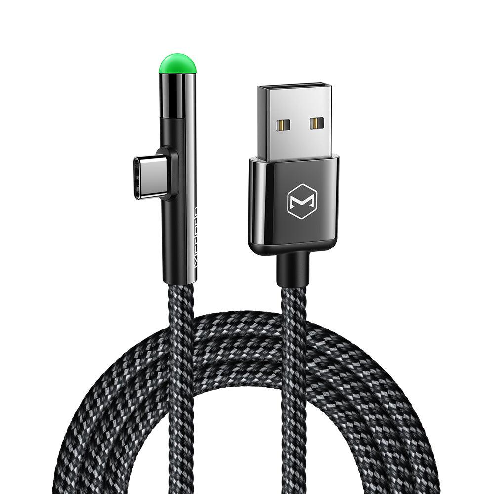 Mcdodo 90 Degree Gaming Design USB Type C Nylon Braided Sync