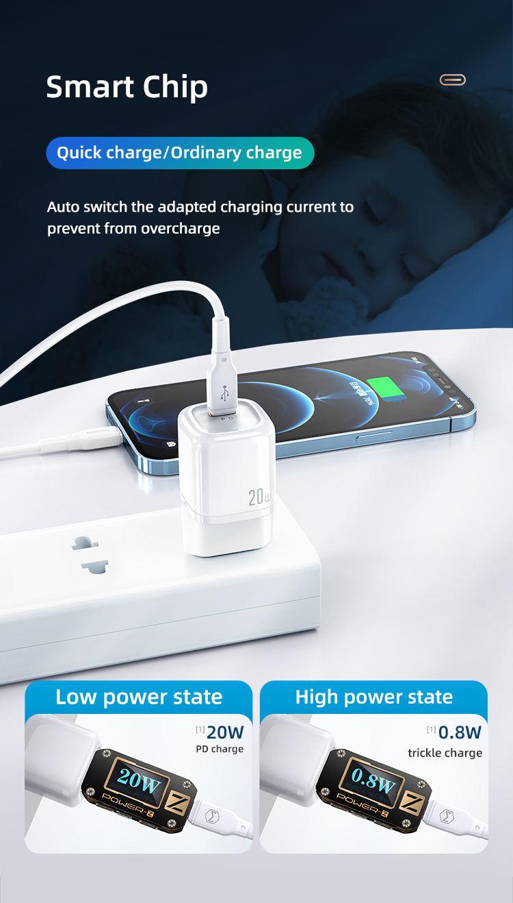 Mcdodo 20W Type-C Adapter for New series Smart Phones (20W C-Type PD Fast Charger) - Mcdodo Online