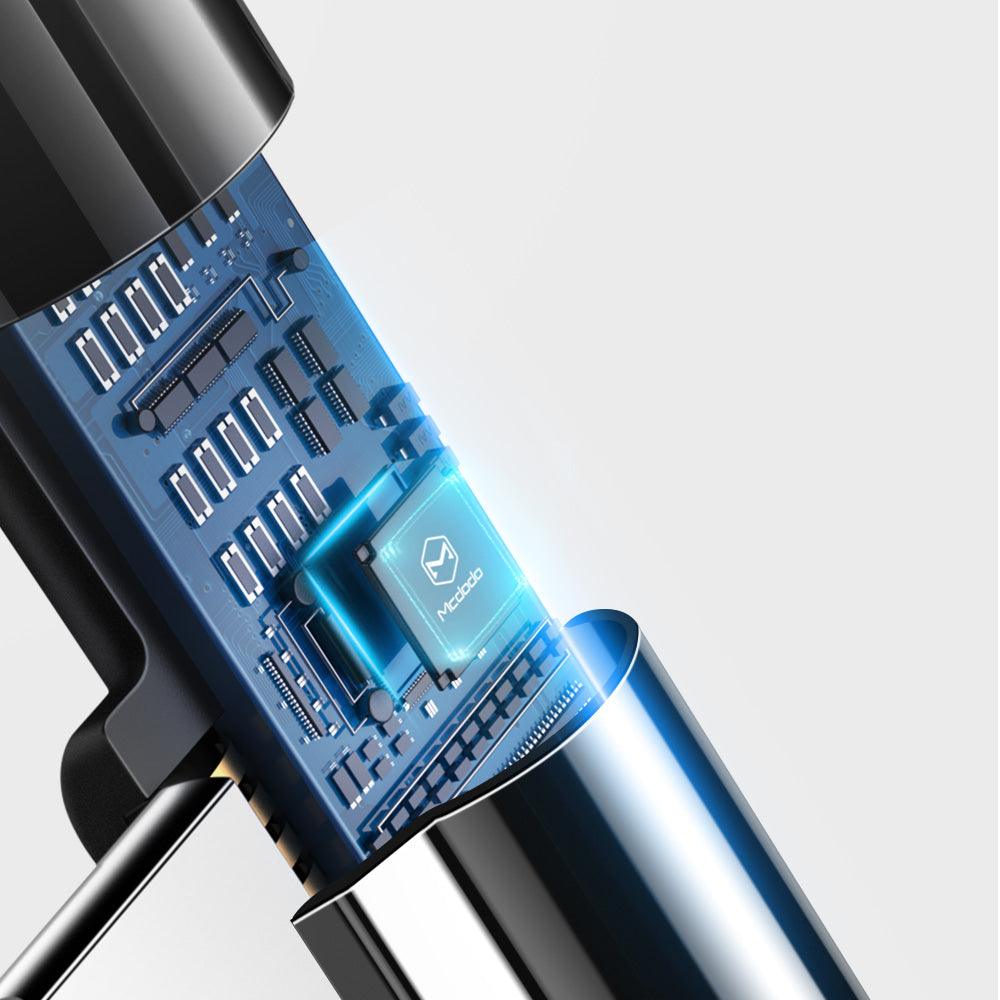 Mcdodo 90 Degree Gaming Design USB Type C Nylon Braided Sync Charge USB Data Cable. - Mcdodo Online