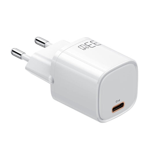 Mcdodo 33W USB C Mini PD GaN Fast Charger (White). - Mcdodo Online