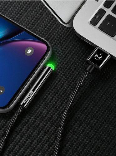 Mcdodo 90 Degree Led Lightning Gaming Cable For iphone. - Mcdodo Online