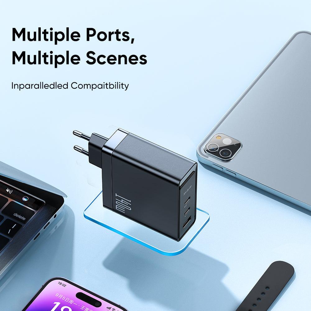 Mcdodo 140W GaN Charger - Dual Type-C + USB Fast Charger for iPhone and Android with Multiple Charging Protocols - Mcdodo Online
