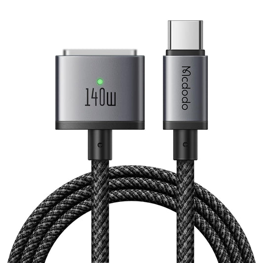 Mcdodo 140W USB-C Magnetic Charging Cable: Fast Charge for MacBook Pro & Air 2m.