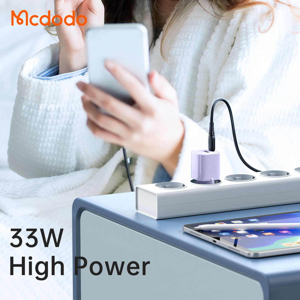 Mini but Powerful: Mcdodo 33W USB C Wall Fast Charger.