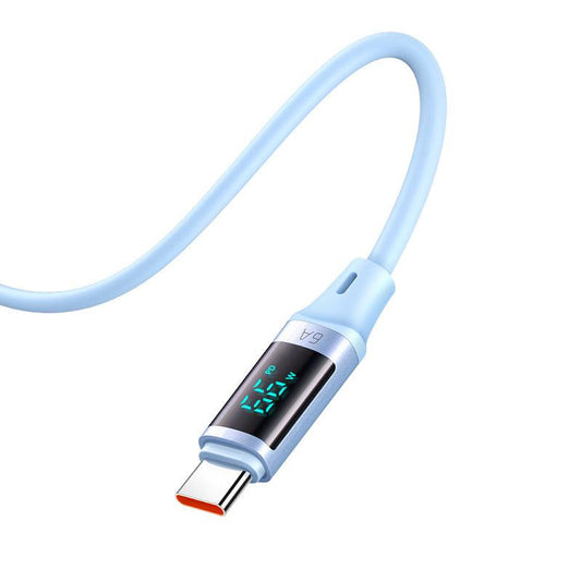 Mcdodo 66W PD USB Type C Data Cable with Digital HD Display Silicone 1.2m - Mcdodo Online