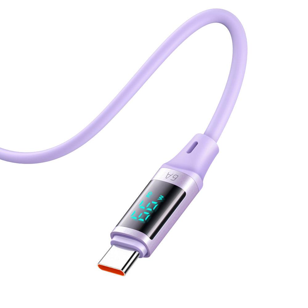 Mcdodo 66W PD USB Type C Data Cable with Digital HD Display Silicone 1.2m - Mcdodo Online