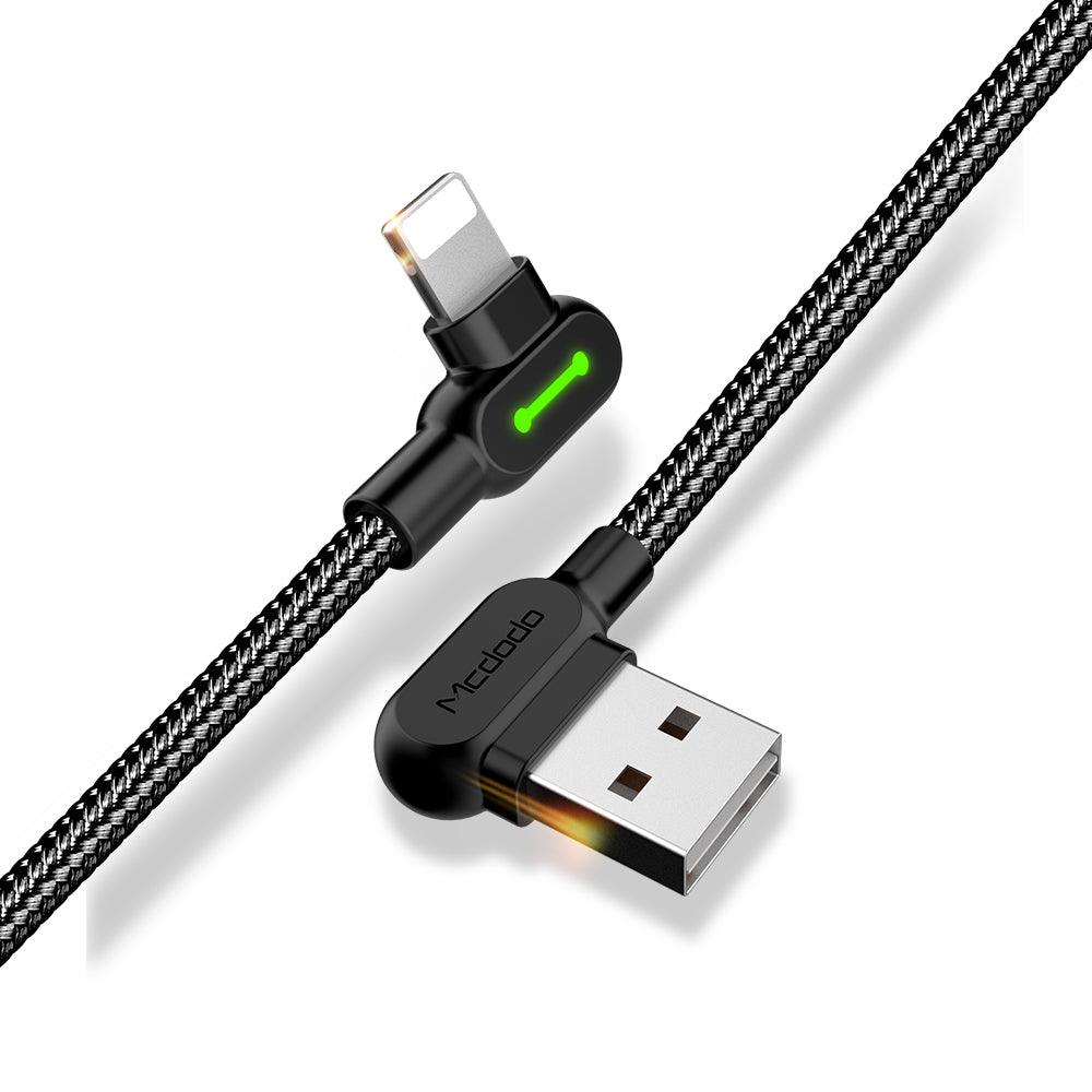 Mcdodo 90 Degree Led Lightning Gaming Cable. - Mcdodo Online