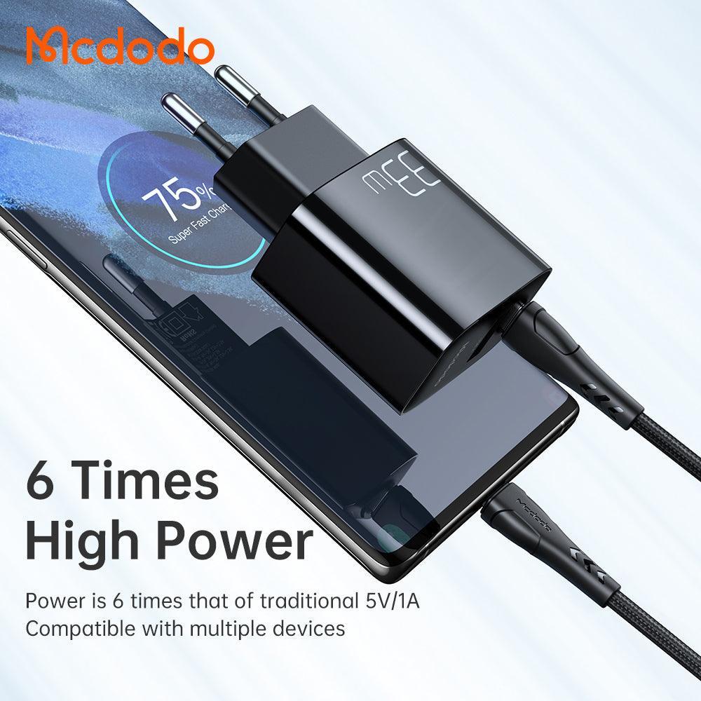Mcdodo 33W Charger USB A+USB C Port Full Compatible Fast Charger With Cable Set. - Mcdodo Online