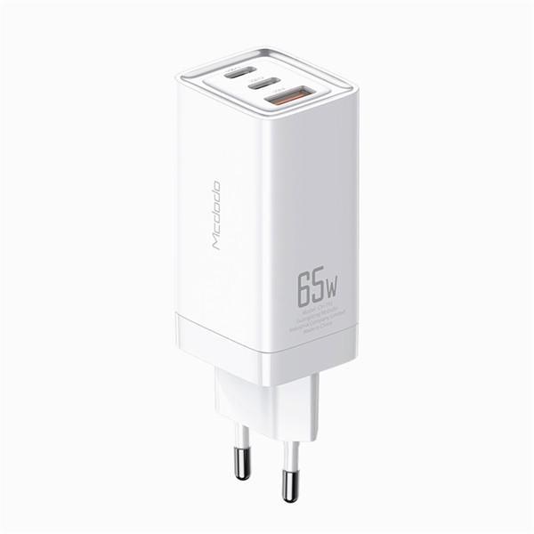 Mcdodo 65w GaN USB C Wall Charger, 65w Fast Portable 3 Port Charger. - Mcdodo Online