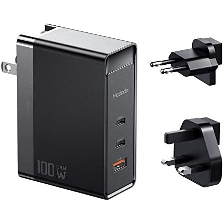 Mcdodo 100W GaN USB C Wall Charger, 100W Portable 3 Port Charger, USB-C QC PD 3.0 Power Adapter. - Mcdodo Online
