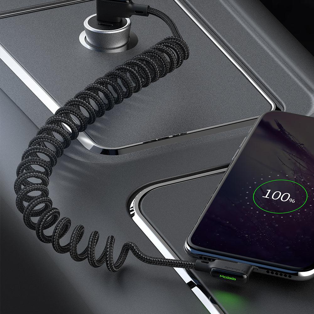 Mcdodo Spring 90 Degree Coil USB-C Cable 1.8m - Mcdodo Online