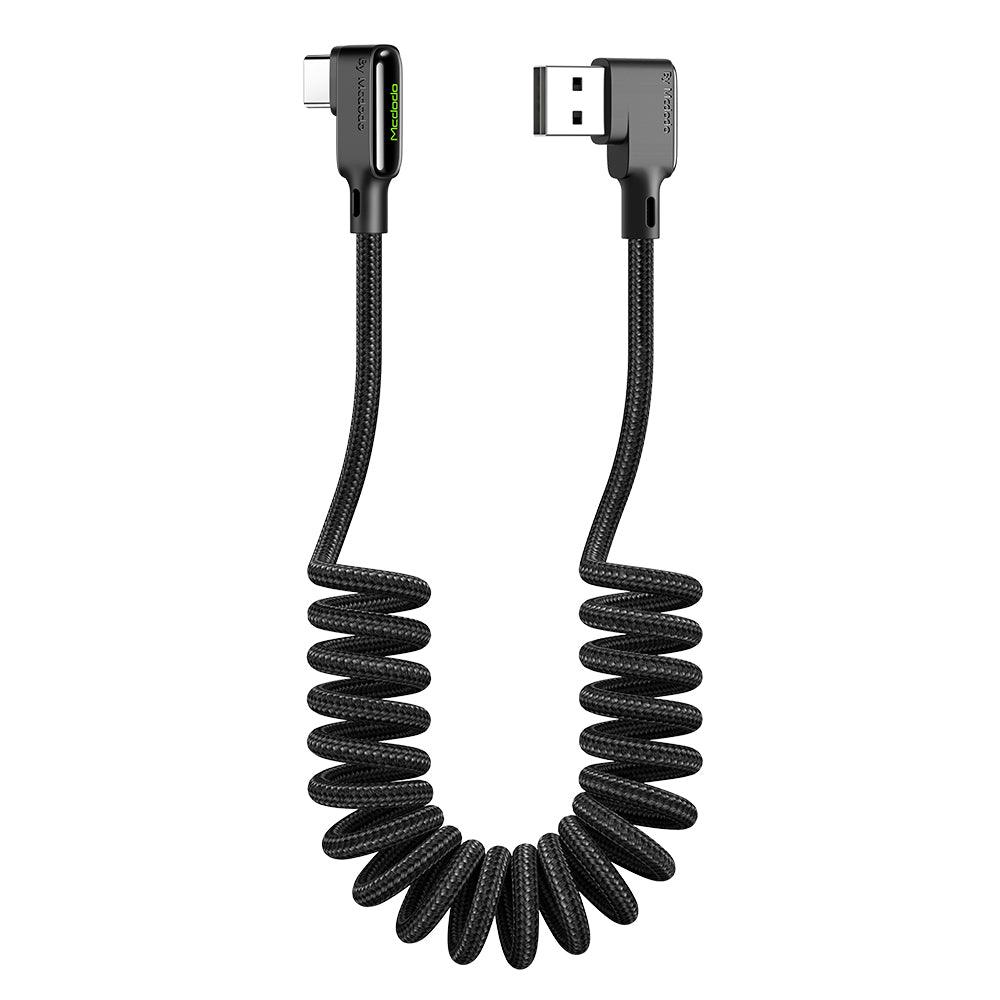 Mcdodo Spring 90 Degree Coil USB-C Cable 1.8m - Mcdodo Online